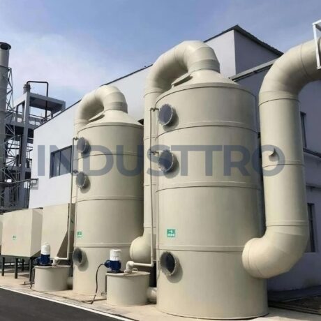 lavador de gases industtro, scrubber, neutralizador de gases, depurador de gases, lavador de vahos, torre de lavado de gases peru