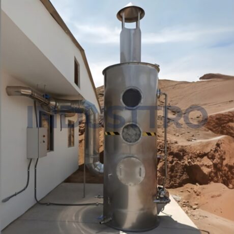 neutralizador de oxido de plomo industtro, torre neutralizadora de plomo, scrubber neutralizador de plomo peru